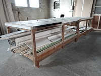 2x houten werktafel - afbeelding 2 van  3