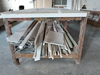 2x houten werktafel - afbeelding 3 van  3