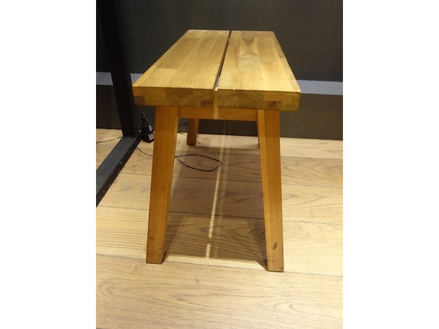 2x houten zitbankje - afbeelding 2 van  2