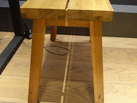 2x houten zitbankje - afbeelding 2 van  2