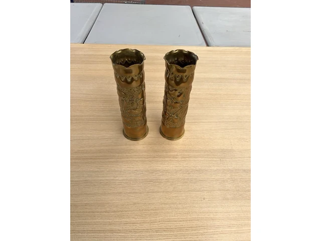 2x hulzen messing 1ste wo - afbeelding 1 van  3