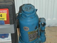 2x hydraulische potkrik 15 ton en 5 ton - afbeelding 2 van  3