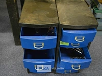 2x ijzeren ladenkastje - afbeelding 2 van  3