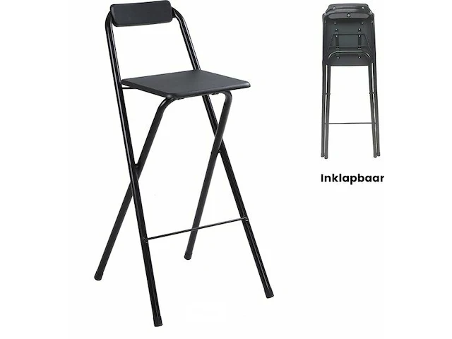2x inklapbare barkruk - afbeelding 3 van  8