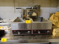 2x inox bainmarie + friteuse - afbeelding 1 van  4