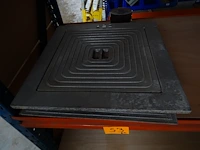 2x inox deksel - afbeelding 1 van  2