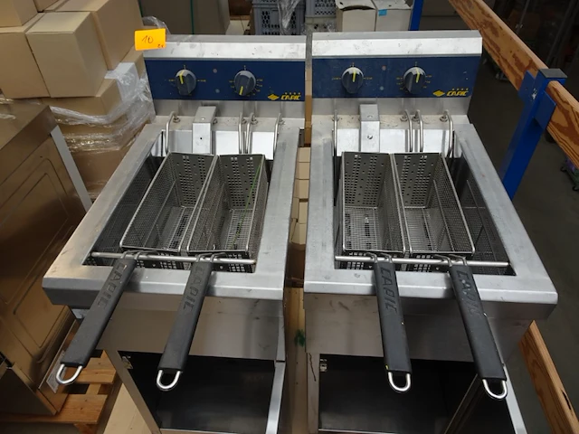 2x inox friteuse capic - afbeelding 6 van  13