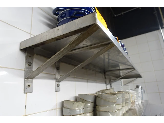 2x inox schap - afbeelding 2 van  3
