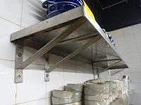 2x inox schap - afbeelding 2 van  3