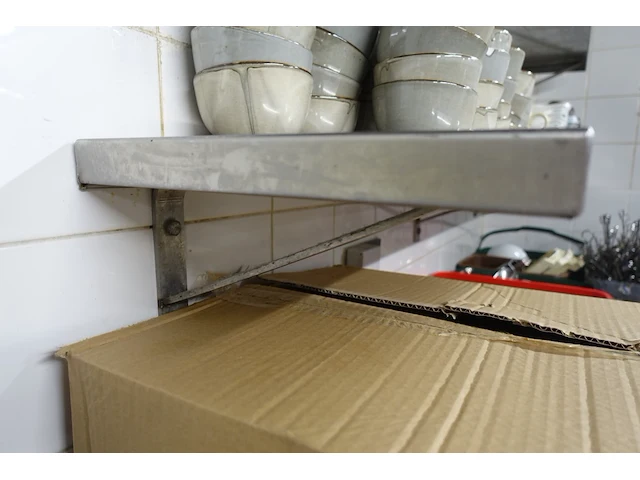 2x inox schap - afbeelding 3 van  3