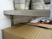 2x inox schap - afbeelding 3 van  3