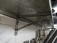 2x inox schap - afbeelding 2 van  3