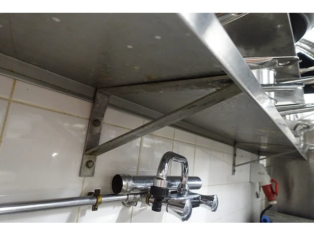 2x inox schap - afbeelding 3 van  3