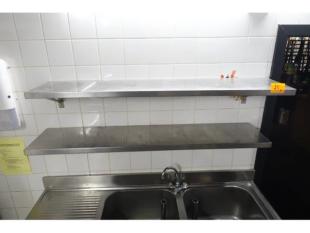 2x inox schap - afbeelding 2 van  5