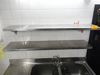 2x inox schap - afbeelding 2 van  5
