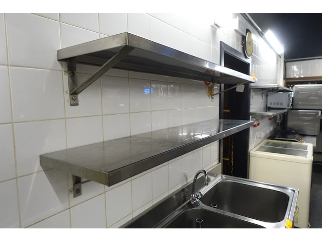 2x inox schap - afbeelding 3 van  5