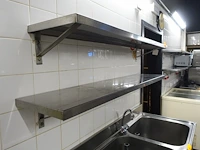 2x inox schap - afbeelding 3 van  5