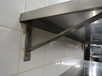 2x inox schap - afbeelding 4 van  5