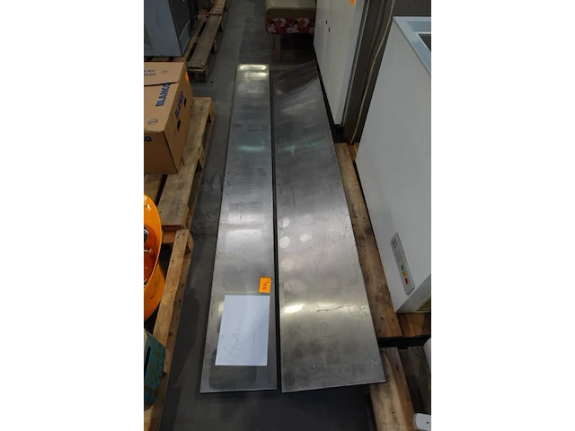 2x inox schap - afbeelding 2 van  2