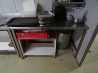 2x inox werktafel + diversen - afbeelding 5 van  7