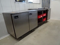 2x inox werktafel/kast - afbeelding 1 van  8