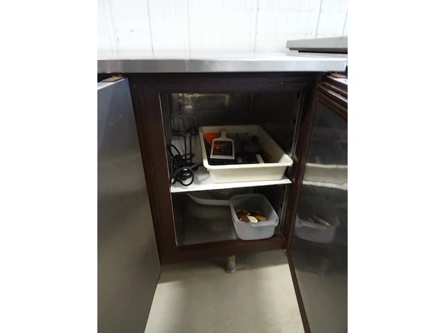 2x inox werktafel/kast - afbeelding 3 van  8
