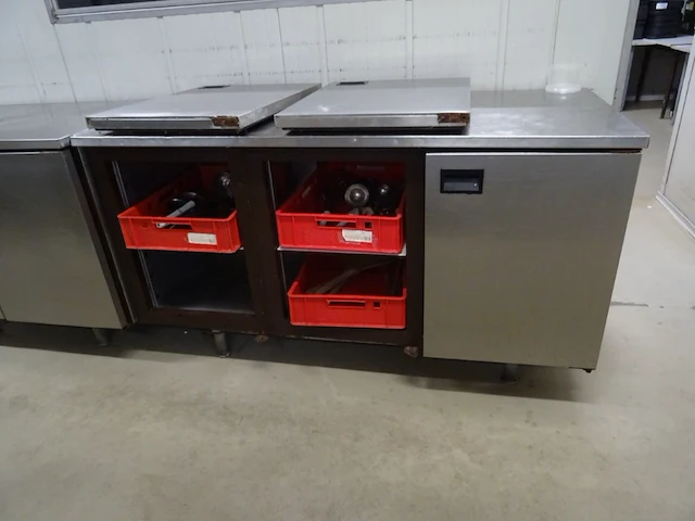 2x inox werktafel/kast - afbeelding 5 van  8