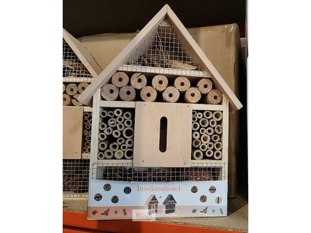 2x insectenhotel 22x9x30 cm. - afbeelding 2 van  2