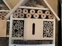 2x insectenhotel 22x9x30 cm. - afbeelding 2 van  2