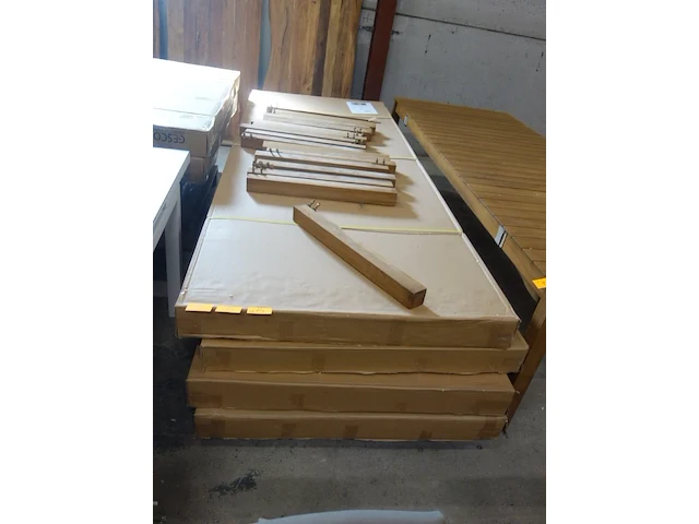 2x jardinico teak tafel - afbeelding 4 van  5