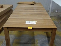 2x jardinico teak tafel - afbeelding 1 van  6