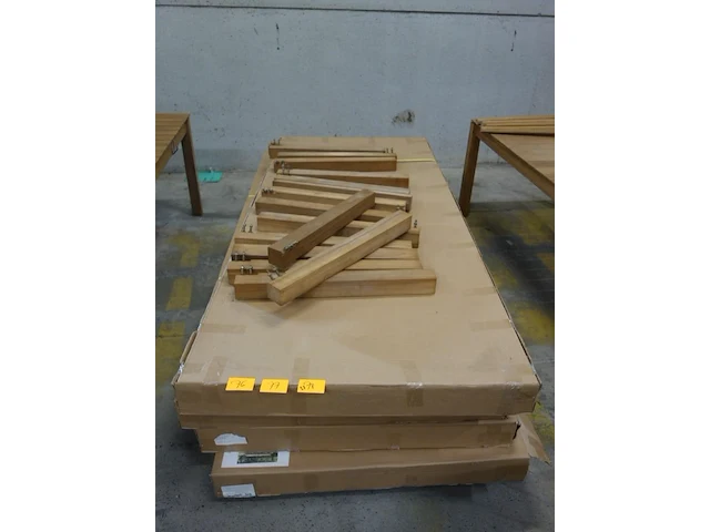 2x jardinico teak tafel - afbeelding 6 van  6