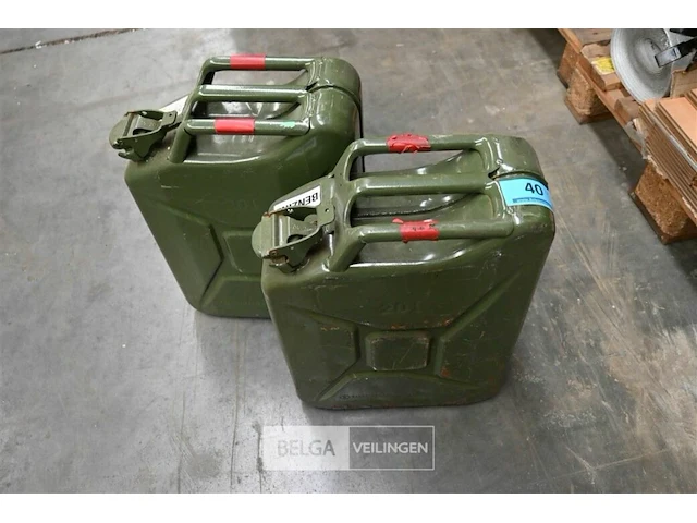 2x jerrycans 20l - afbeelding 1 van  1