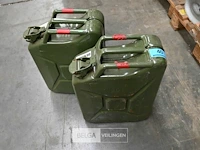 2x jerrycans 20l - afbeelding 1 van  1