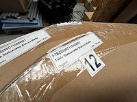 2x keramische salontafelblad organic statarietto bianco matte - 1044x705mm - afbeelding 3 van  3