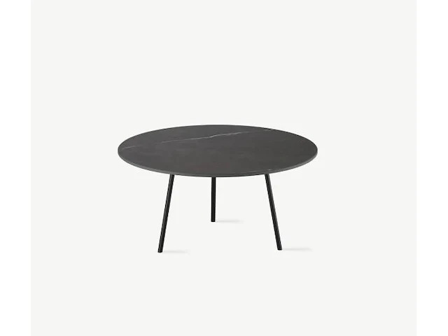 2x keramische salontafelblad round persia grigio matte - 680mm - afbeelding 1 van  3
