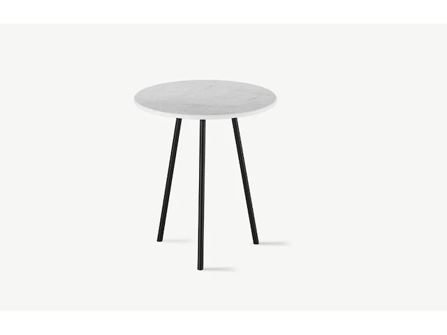 2x keramische salontafelblad round statarietto bianco matte - 400mm - afbeelding 1 van  3