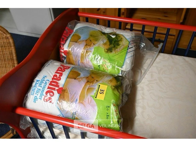 2x kinderdekbed 80x80 - afbeelding 1 van  2