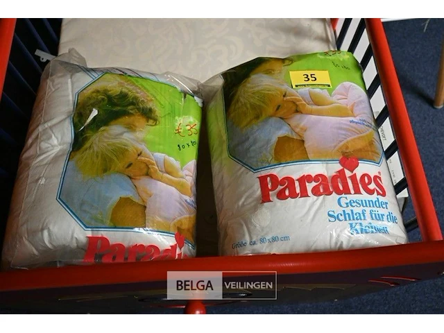 2x kinderdekbed 80x80 - afbeelding 2 van  2