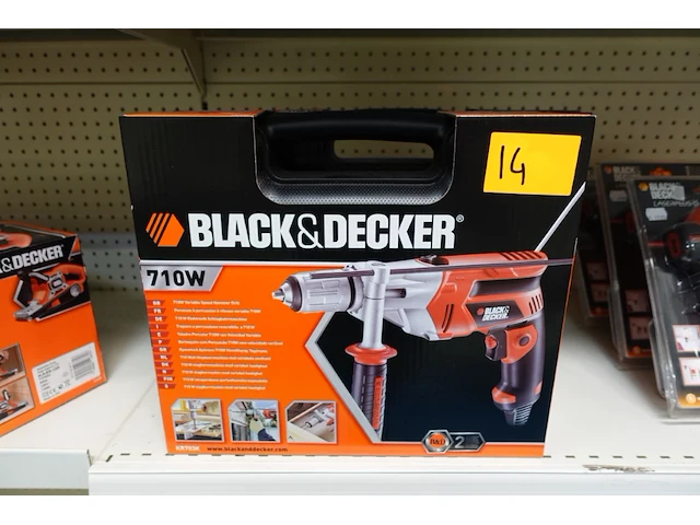 2x klopboorhamer black & decker - afbeelding 1 van  4
