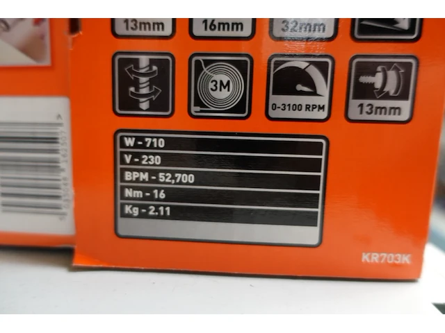 2x klopboorhamer black & decker - afbeelding 4 van  4