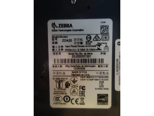 2x labelprinter zebra - afbeelding 4 van  8