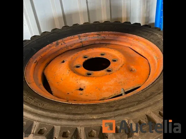 2x landbouwband + wiel bfgoodrich 6.00-19 - 6 gaats - afbeelding 1 van  6