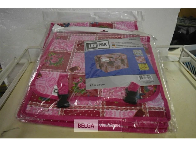 2x lastpak dubbele fietstassen 75x37cm - afbeelding 1 van  2