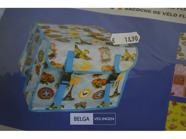 2x lastpak dubbele fietstassen 75x37cm - afbeelding 2 van  3