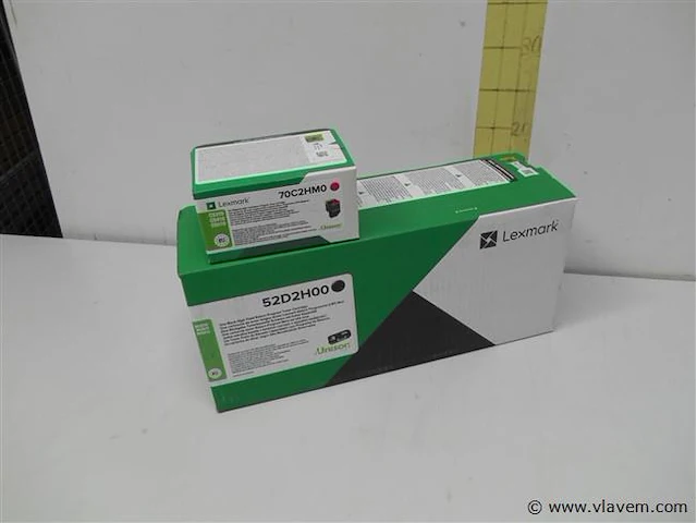 2x lexmark 52d2h00 en 70c2hmo - afbeelding 1 van  1