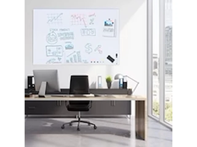 2x magnetische whiteboardfolie, 60 x 90 cm (2stuks) - afbeelding 1 van  4