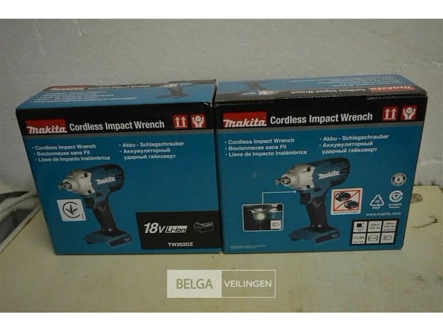 2x makita slagschroefmachine zonder batterij - afbeelding 1 van  3