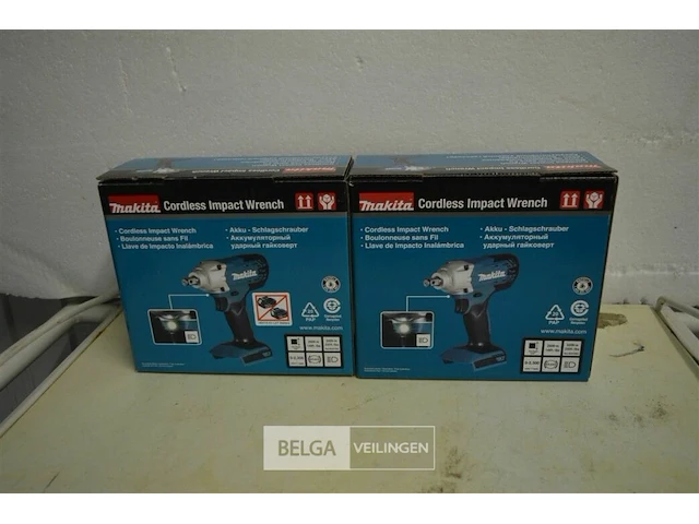 2x makita slagschroefmachine zonder batterij - afbeelding 1 van  3