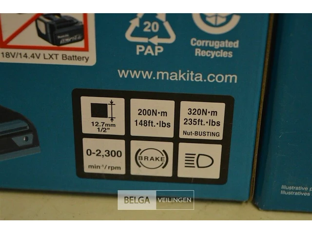 2x makita slagschroefmachine zonder batterij - afbeelding 3 van  3